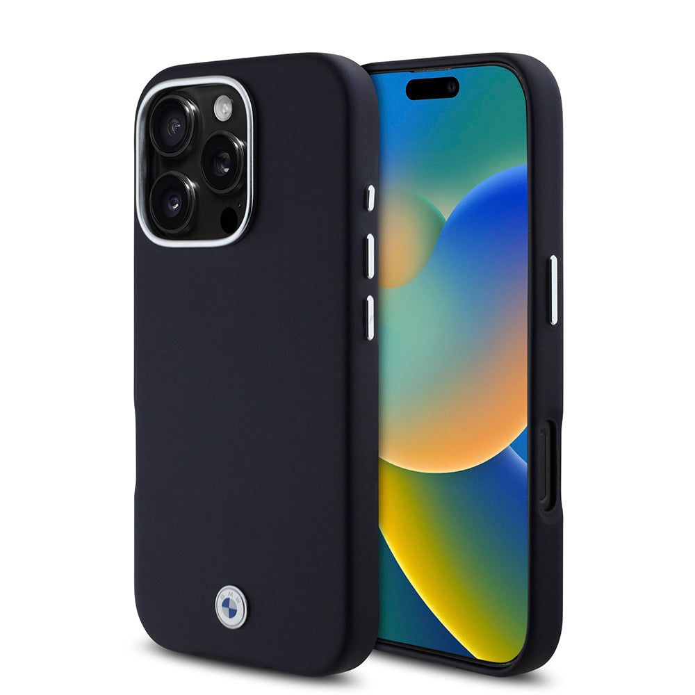 BMW iPhone 16 Pro Orjinal Lisanslı Magsafe Metal Logolu Tam Kaplama Deri Telefon Kılıfı-1 BMW iPhone 16 Pro Orjinal Lisanslı Magsafe Metal Logolu Tam Kaplama Deri Telefon Kılıfı-1